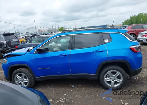 2023 Jeep Compass Latitude 4X4 из США, поврежденный, VIN 3C4NJDBN6PT513561